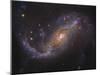 Barred Spiral Galaxy NGC 1672 in Dorado-Stocktrek Images-Mounted Photographic Print