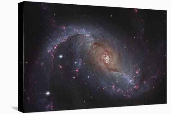 Barred Spiral Galaxy NGC 1672 in the Constellation Dorado-null-Stretched Canvas