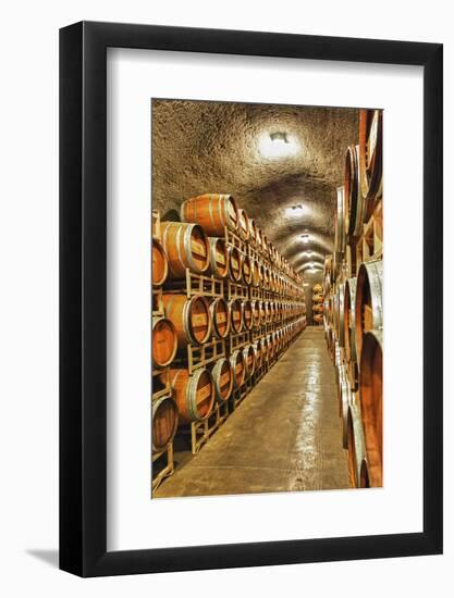 Barrel Cave, Red Mountain Ava, Eastern Yakima Valley, Washington, USA-Richard Duval-Framed Photographic Print