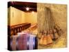 Barrel Cellar for Aging Wines in Oak Casks, Chateau La Grave Figeac, Bordeaux, France-Per Karlsson-Stretched Canvas
