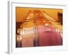 Barrel Cellar for Aging Wines in Oak Casks, Chateau La Grave Figeac, Bordeaux, France-Per Karlsson-Framed Photographic Print