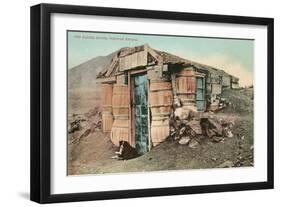 Barrel House, Tonapah, Nevada-null-Framed Art Print