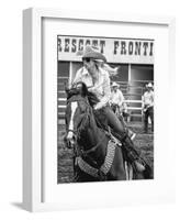 Barrel Racer-Barry Hart-Framed Art Print