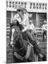 Barrel Racer-Barry Hart-Mounted Art Print