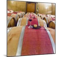 Barrel Room at Walla Walla Winery, Walla Walla, Washington, USA-Richard Duval-Mounted Photographic Print