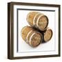 Barrel-bioraven-Framed Art Print