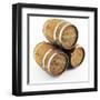 Barrel-bioraven-Framed Art Print