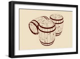 Barrel-VladisChern-Framed Art Print