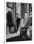 Barrels and Staircase in Alley on the Bowery, New York-Emil Otto Hoppé-Framed Photographic Print