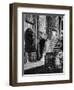 Barrels and Staircase in Alley on the Bowery, New York-Emil Otto Hoppé-Framed Photographic Print