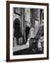 Barrels and Staircase in Alley on the Bowery, New York-Emil Otto Hoppé-Framed Photographic Print