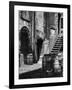 Barrels and Staircase in Alley on the Bowery, New York-Emil Otto Hoppé-Framed Photographic Print