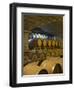 Barrels in Cellar at Chateau Changyu-Castel, Shandong Province, China-Janis Miglavs-Framed Photographic Print