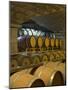 Barrels in Cellar at Chateau Changyu-Castel, Shandong Province, China-Janis Miglavs-Mounted Photographic Print