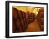 Barrels in Wine Cellar, Badia a Passignano Cave Antinos, Chianti, Tuscany, Italy, Europe-Morandi Bruno-Framed Photographic Print