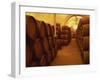 Barrels in Wine Cellar, Badia a Passignano Cave Antinos, Chianti, Tuscany, Italy, Europe-Morandi Bruno-Framed Photographic Print