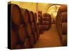 Barrels in Wine Cellar, Badia a Passignano Cave Antinos, Chianti, Tuscany, Italy, Europe-Morandi Bruno-Stretched Canvas