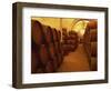 Barrels in Wine Cellar, Badia a Passignano Cave Antinos, Chianti, Tuscany, Italy, Europe-Morandi Bruno-Framed Photographic Print