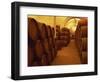 Barrels in Wine Cellar, Badia a Passignano Cave Antinos, Chianti, Tuscany, Italy, Europe-Morandi Bruno-Framed Photographic Print