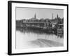 Barrels of Guiness's Stout Sitting in Front of the Brewery on the River Liffey, Dublin-William Vandivert-Framed Premium Photographic Print