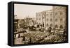 Barrels of Molasses in the West India Docks-English Photographer-Framed Stretched Canvas