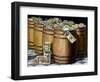 Barrels of Money, C.1897 (Oil on Canvas)-Victor Dubreuil-Framed Giclee Print