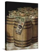 Barrels of Money-Victor Dubreuil-Stretched Canvas