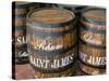 Barrels of Rum, French Antilles, West Indies, Central America-Bruno Barbier-Stretched Canvas