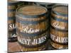 Barrels of Rum, French Antilles, West Indies, Central America-Bruno Barbier-Mounted Photographic Print