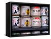 Barrels of Sake, Japanese Rice Wine, Tokyo, Japan-Nancy & Steve Ross-Framed Stretched Canvas