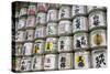 Barrels of Sake Wrapped in Straw at the Meiji Jingu, Tokyo, Japan, Asia-Stuart Black-Stretched Canvas