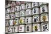 Barrels of Sake Wrapped in Straw at the Meiji Jingu, Tokyo, Japan, Asia-Stuart Black-Mounted Photographic Print
