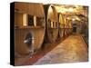 Barrels of Wine Aging in Cellar, Chateau Vannieres, La Cadiere d'Azur-Per Karlsson-Stretched Canvas