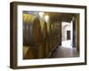 Barrels of Wine Aging in the Cellar, Chateau Vannieres, La Cadiere d'Azur-Per Karlsson-Framed Photographic Print