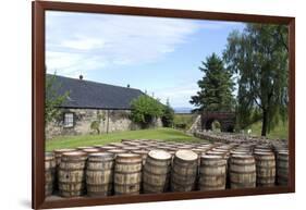 Barrels Waiting to Be Filled, Glenmorangie Distillery, Tain, Scotland-Lynn Seldon-Framed Photographic Print