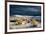 Barren Desert Landscape with Grasses under a Blue Sky-Jody Miller-Framed Photographic Print