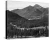 Barren mountains, Rocky Mountain National Park, Colorado, ca. 1941-1942-Ansel Adams-Stretched Canvas