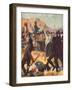 'Barreto Fights the Kafirs', 1909-GS Smithard-Framed Giclee Print