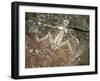 Barrginj, Wife of Namarrgon the Lightning Man, a Supernatural Ancestor at Aboriginal Rock Art Site-Robert Francis-Framed Photographic Print