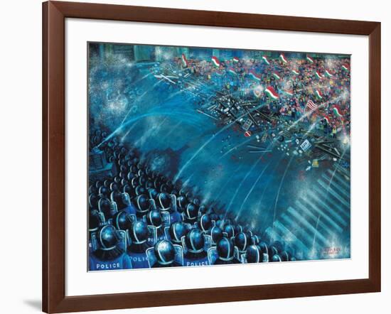 Barricade, 2006-Tamas Galambos-Framed Giclee Print