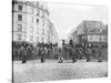 Barricade at the Faubourg Saint-Antoine During the Commune, 18th March 1871-null-Stretched Canvas