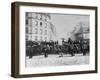 Barricade during Franco-Prussian War-null-Framed Photographic Print