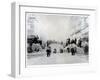 Barricade on Rue De Charonne During the Paris Commune, 18th March 1871 (B/W Photo)-French Photographer-Framed Giclee Print