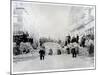 Barricade on Rue De Charonne During the Paris Commune, 18th March 1871 (B/W Photo)-French Photographer-Mounted Giclee Print