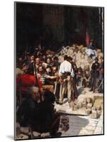 Barricade, the Paris Commune, May 1871-André Victor Édouard Devambez-Mounted Giclee Print