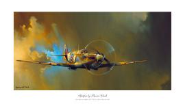 Spitfire-Barrie Clark-Framed Stretched Canvas