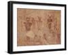 Barrier Style Pictographs, Sego Canyon, Utah, USA-James Hager-Framed Photographic Print