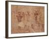Barrier Style Pictographs, Sego Canyon, Utah, USA-James Hager-Framed Photographic Print