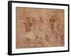 Barrier Style Pictographs, Sego Canyon, Utah, USA-James Hager-Framed Photographic Print