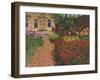 Barrington Court Gardens Somerset-Richard Harpum-Framed Art Print